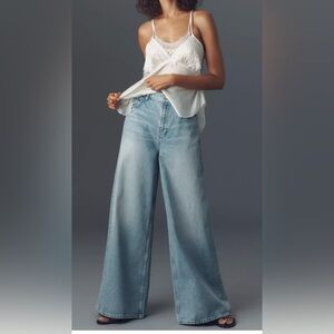 Reformation Addyson Wide Leg Jeans  - size 28